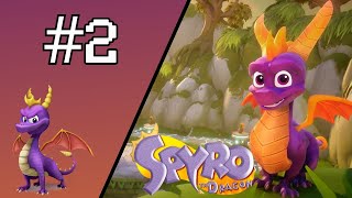 Spyro 1 Reignited Live Playthrough  Part 2 Nightmares Of Treetops Past  Zerothehiden [upl. by Bamberger]