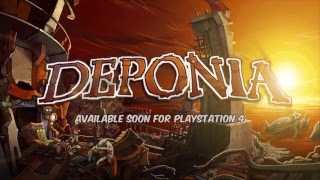 Deponia 1 for PlayStation 4  Announcement Trailer [upl. by Wane]