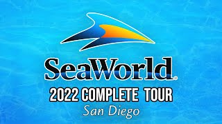 SeaWorld San Diego Tour 2022  Rides Shows Animal Exhibits and Walkthrough 4K POV [upl. by Alfeus]