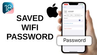 How to Check Saved WiFi Password on iPhone  iOS 18 [upl. by Stephine252]