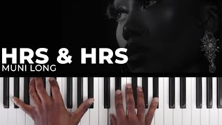 How To Play quotHRS amp HRSquot By Muni Long  Piano Tutorial RampB Soul [upl. by Lanor]