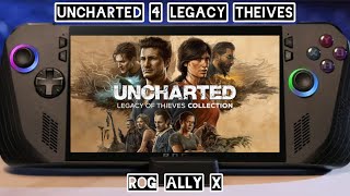 ROG Ally X  Uncharted 4 Legacy Thieves 1080P FSR Quality  Performance Test [upl. by Chaker719]