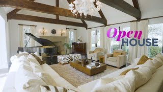 A Revamped Beverly Hills Home with Classic Hollywood Details  Open House TV [upl. by Suidualc407]