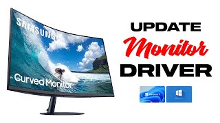 How To Update Your Monitor Driver  2024 [upl. by Duma]