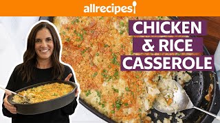 How to Make Chicken Rice Casserole  Get Cookin  Allrecipes [upl. by Akcinehs]