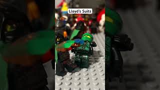 Ninjago Stop Motion Lloyd’s Suits lego ninjago [upl. by Ailuj]