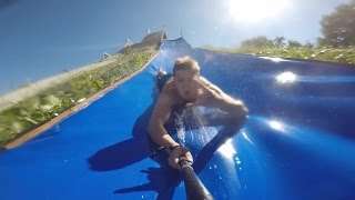 SlipnSlide  Waterjump  Baldone  28062015 [upl. by Yrrol]