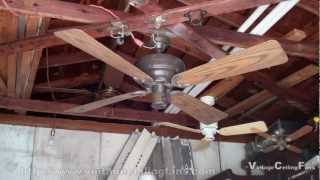 Emerson Friction Drive Ceiling Fan Model CF524 [upl. by Atniuqal157]