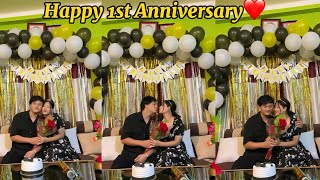 Our 1st Anniversary Vlog🥰❤️ Kati Xito 1 barsa Bitexa🥹 babinagurung5381 [upl. by Mauer]