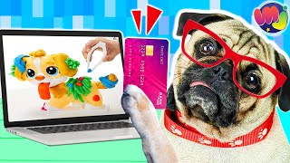 🐶 Mi PERRO se compra JUGUETES por INTERNET 🤓 👀 [upl. by Ashia]