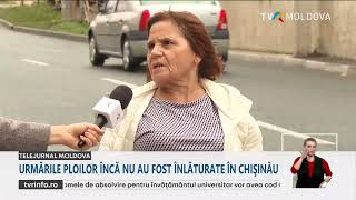 Urmările ploilor încă nu au fost înlăturate în Chișinău [upl. by Wilder]