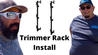 Trimmer Rack Installation  2010 Titan Truck  Eclipse Lawn Care [upl. by Karole]