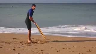 How to Use a Wood Skimboard [upl. by Rovaert]