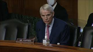 At Senate Finance Hearing Portman Discusses IRS Backlog Negative Impact of Book Tax [upl. by Laurella993]