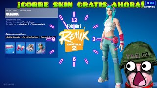 ¡AHORA¡CORRE HAY SKIN GRATIS EN FORTNITE REMIX CAPITULO 2 [upl. by Nivlek]