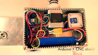 Motorized Video Slider DIY 2 meters centering remote control Arduino CNC shield [upl. by Ainorev869]