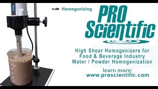 Protein Powder Homogenization [upl. by Lucey]