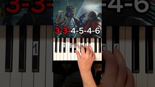 Bang Bang Piano Tutorial shorts [upl. by Borlow619]