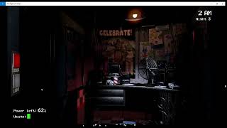 Playing FNAF 1 Night 3 NO COMMENTARY [upl. by Naujit]