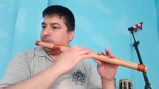 Saune khola urlera auda on flute Tutorial [upl. by Iong]