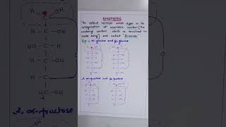 Anomers CARBOHYDRATES ORGANIC CHEMISTRY BSc SECOND YEAR [upl. by Atig775]