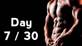 30 Days Six Pack Abs Workout Program Day 730 [upl. by Juanita391]