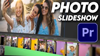 Create A Simple Photo Montage Slideshow Quickly  Premiere Pro [upl. by Stover]