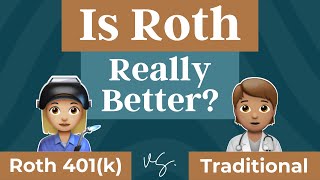 Traditional vs Roth 401k Which Is Better for Retirement [upl. by Ellerd]