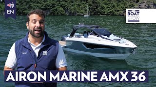 ENG AIRON MARINE AMX 36  Review motor boat  The Boat Show [upl. by Llennor]