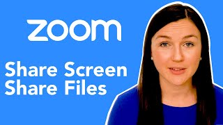 Zoom How to Share Your Screen amp Share Files [upl. by Kondon]