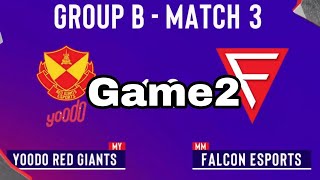 GAME FALCON ESPORTS VS YOODO RED GIANTSSNAPDRAGON PRO SERIES [upl. by Enelez112]