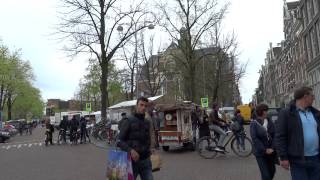 Draaiorgelmuziek Amsterdam Haarlemmerstraat Noordermarkt [upl. by Tisbee]