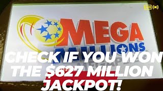 quotMega Millions Winning Numbers for Aug 30  Check if You Won the 627 Million Jackpot [upl. by Ais147]