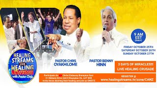 HEALING STREAMS LIVE HEALING SERVICE WITH PASTOR CHRIS  OCTOBER 27TH 2024 DAY 3 OF 3 [upl. by Animor61]