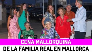 🔴La CENA MALLORQUINA de FELIPE VI y LETIZIA junto a sus HIJAS y su MADRE huerta y PRODUCTO LOCAL [upl. by Eintrok]