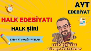 15 HALK EDEBİYATI VE HALK ŞİİRİ [upl. by Bolten]