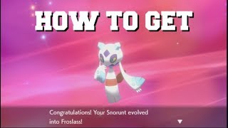 HOW TO EVOLVE SNORUNT INTO FROLASS IN POKEMON SWORD AND SHIELD HOW TO GET DAWN STONE BEST METHOD [upl. by Harvie]