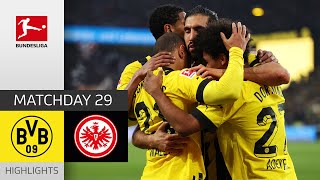 BVB on TOP of the League  Borussia Dortmund  Frankfurt 40  Highlights  Bundesliga 202223 [upl. by Gretta]