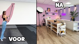 WIJ BOUWEN een XXL STUDIO  Makeover [upl. by Rebmaed]