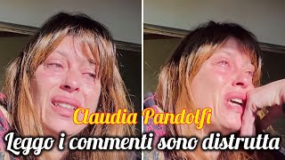 Claudia Pandolfi appare distrutta sui social a causa dei commenti dei utenti ecco cosa è successo [upl. by Feola714]