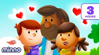 3 Hours of AMAZING Kids Bible Stories amp Christian Cartoons [upl. by Ahtnamys]