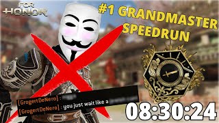 DESTROYING SCRIPTERS WHILE SPEEDRUNNING 1 GRANDMASTER [upl. by Sopher]