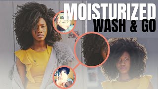 The Wash And Go on Natural 4c Hair  2 Methods Great Results [upl. by Maclaine958]