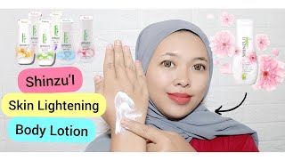 Review SHINZUI Body Lotion  Shinzui Skin Lightening Body Lotion  By Vapinka Makeup [upl. by Amand693]