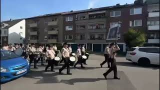 Regiments Fanfarencorps Düsseldorf Wersten 1964 „Schaffendes Volk“ [upl. by Ashely680]