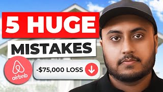 Top 5 AirBnb Arbitrage Mistakes and how to fix them [upl. by Yrred]