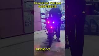 😈 குட்டி Fog light Modification 😎 Red Blue 🔵 LED light Modified PULSER 150 shortsshortvideoled [upl. by Marcelline563]