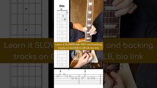 Black magic woman Santana learn at slower tempo with tabs and btracks guitarlessons guitar [upl. by Drus]