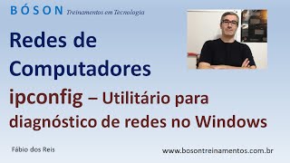 Curso de Redes  ipconfig  Utilitário para diagnóstico de rede no Windows [upl. by Anaihk]