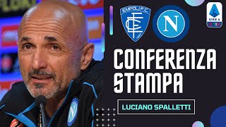 Conferenza stampa Spalletti per Empoli Napoli 🎙⚽ Video INTEGRALE [upl. by Nylannej]